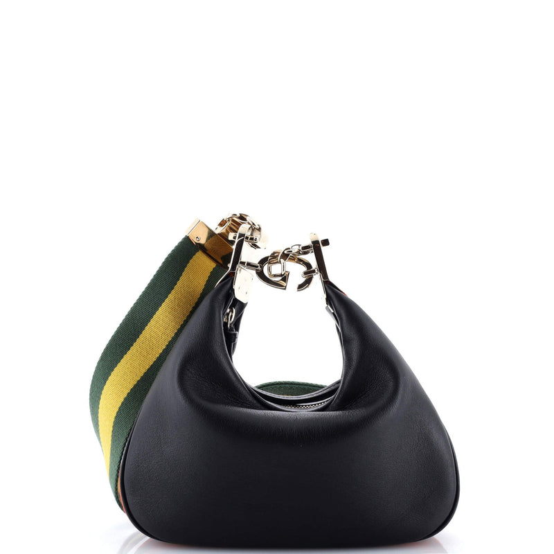Attache Shoulder Bag Leather Small