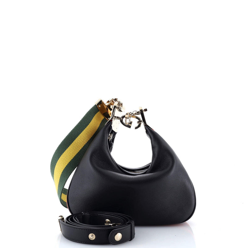 Attache Shoulder Bag Leather Small