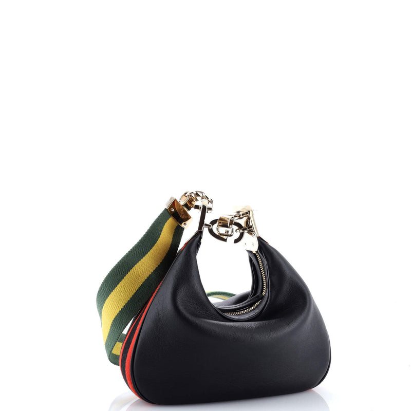 Attache Shoulder Bag Leather Small