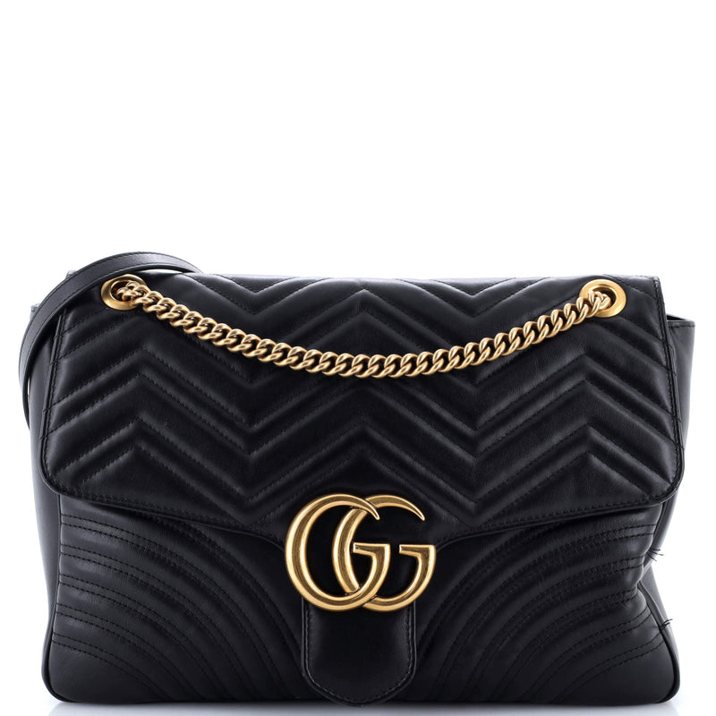 Gg Marmont Flap Bag Matelasse Leather