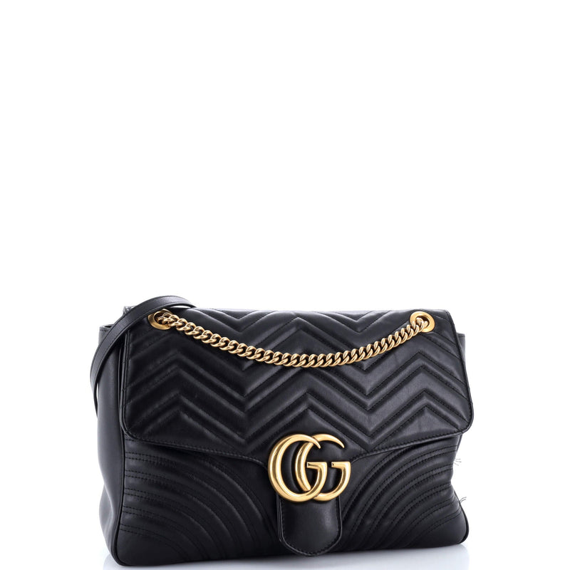 Gg Marmont Flap Bag Matelasse Leather