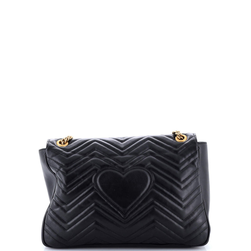 Gg Marmont Flap Bag Matelasse Leather