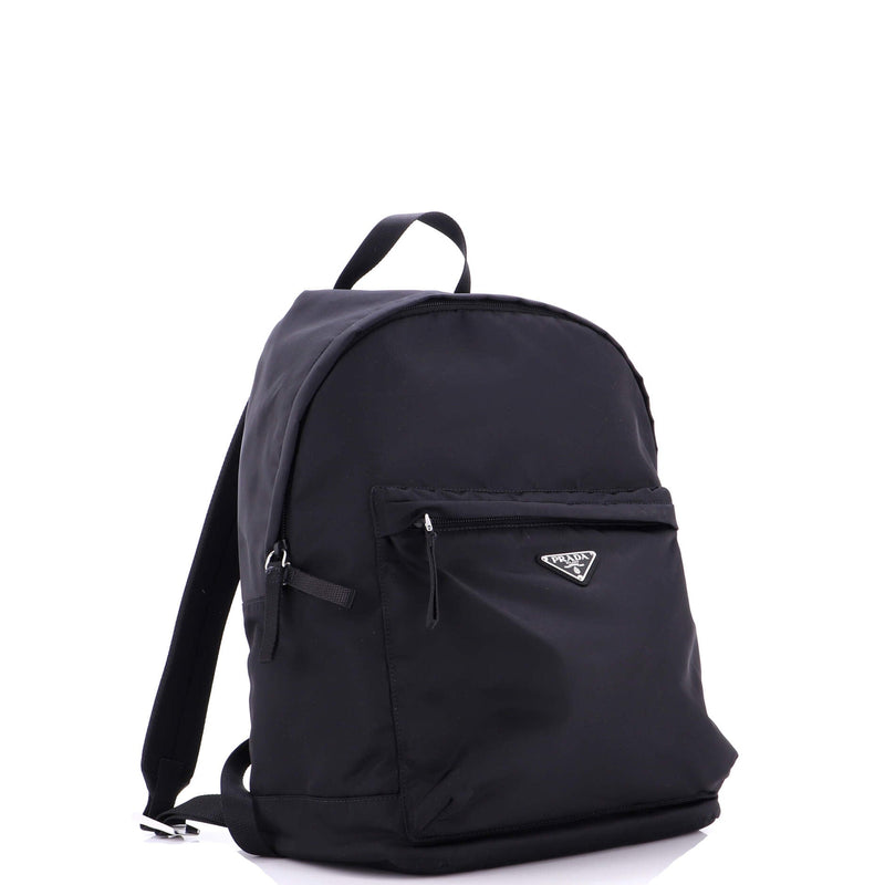 Front Pocket Zip Backpack Tessuto Large