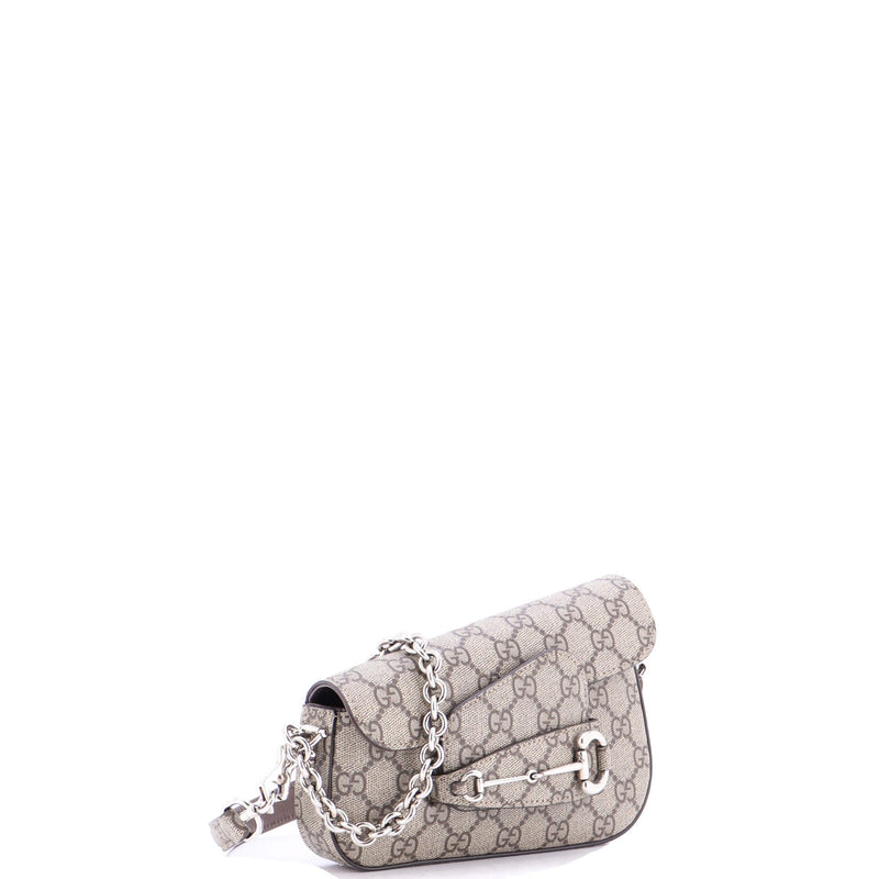 Horsebit Asymmetric Shoulder Bag Gg