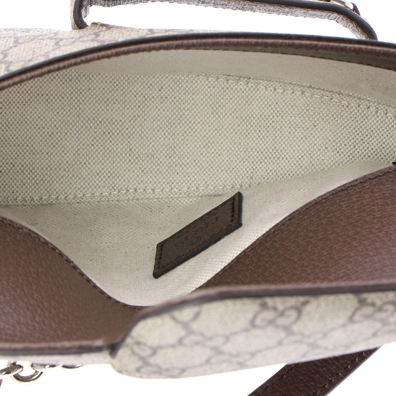 Horsebit Asymmetric Shoulder Bag Gg