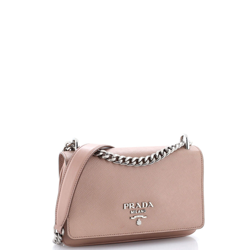 Chain Flap Crossbody Bag Saffiano And
