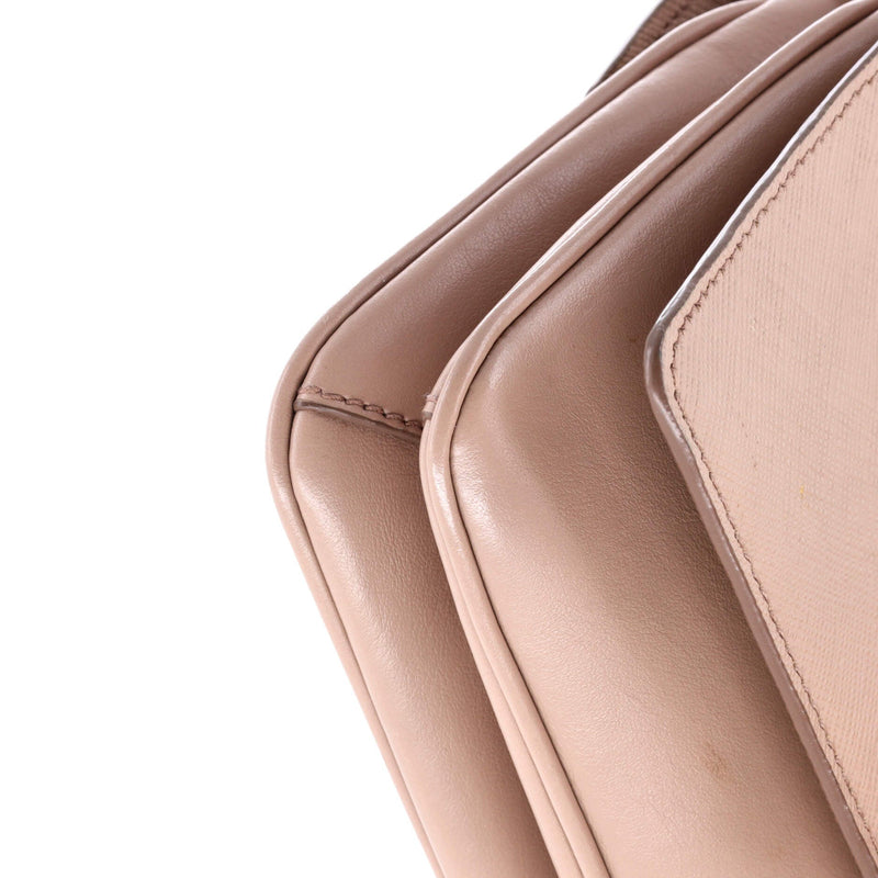 Chain Flap Crossbody Bag Saffiano And