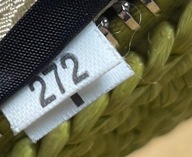 Triangle Logo Zip Crossbody Bag Crochet