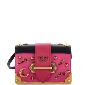 Cahier Crossbody Bag Embellished Leather