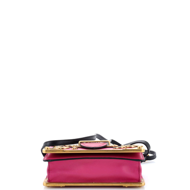 Cahier Crossbody Bag Embellished Leather