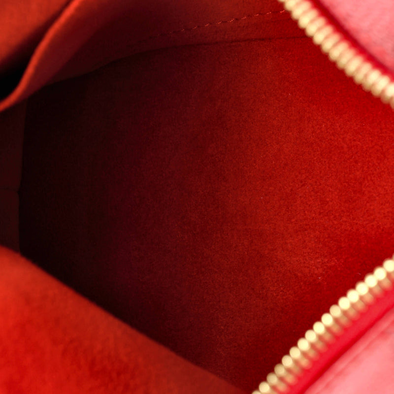 V Tote Canvas And Leather Bb