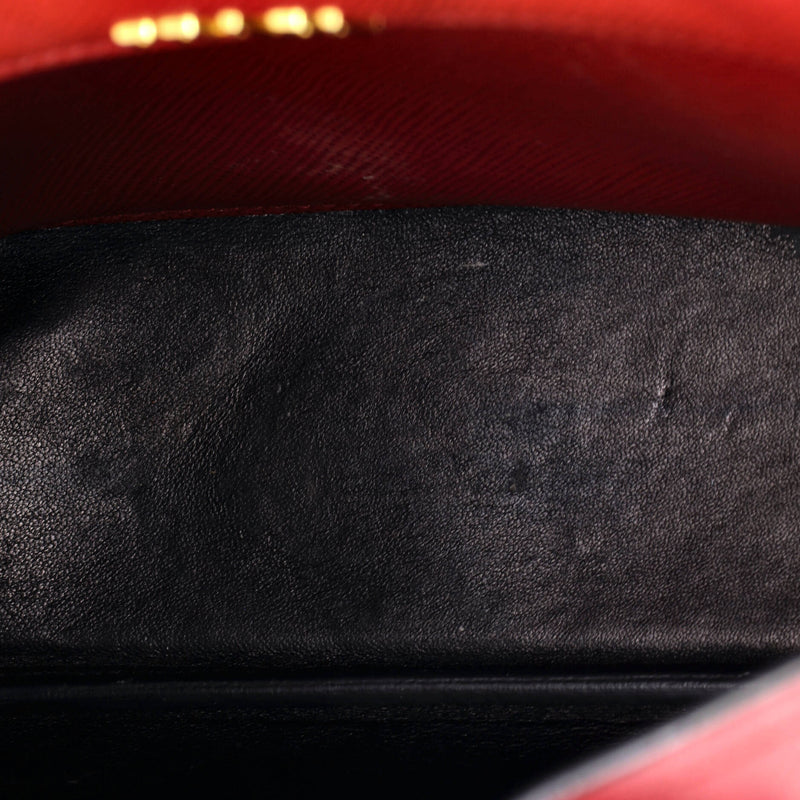 Cuir Double Tote Saffiano Leather Medium