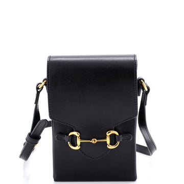 Gucci Horsebit Crossbody Bag Leather