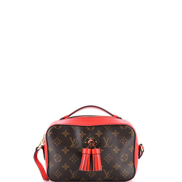 Saintonge Handbag Canvas With Leather