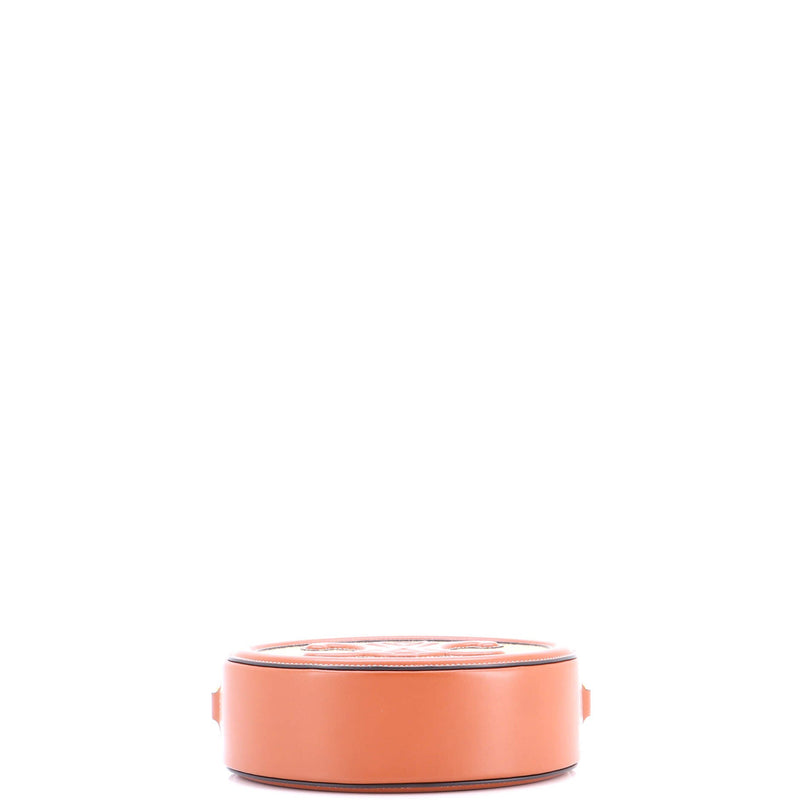 Triomphe Oval Crossbody Bag Straw And