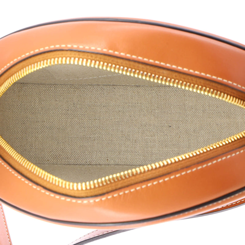 Triomphe Oval Crossbody Bag Straw And