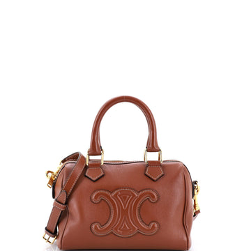 Cuir Triomphe Boston Bag Leather Small