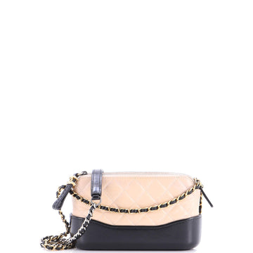 Gabrielle Double Zip Clutch With Chain