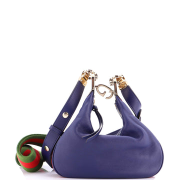 Gucci Attache Shoulder Bag Leather Small