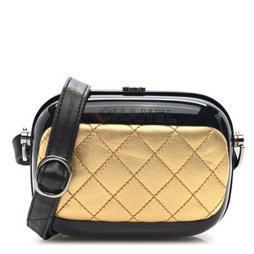 Chanel Lambskin Quilted Plexiglass Box