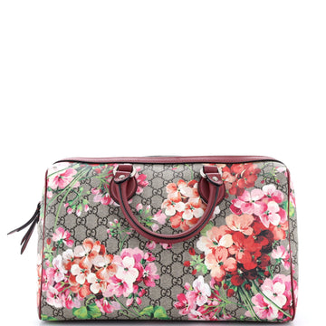 Convertible Boston Bag Blooms Print Gg