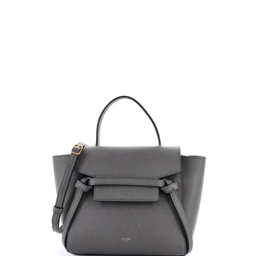 Celine Belt Bag Textured Leather Nano