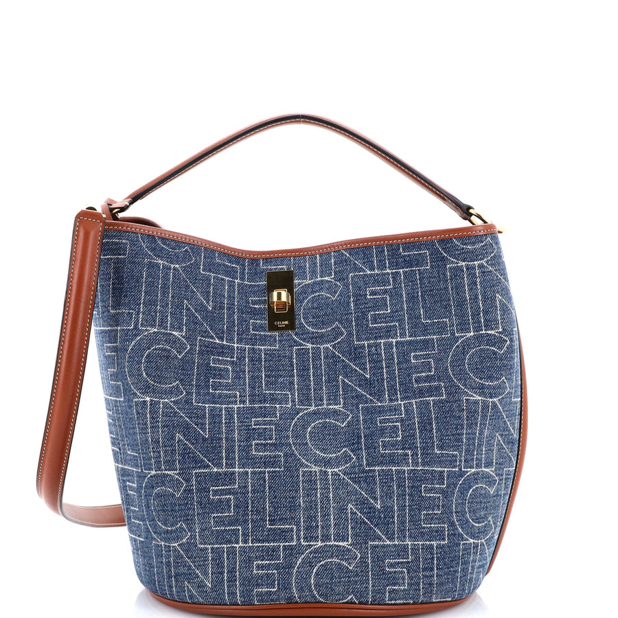 Celine Bucket 16 Bag Denim