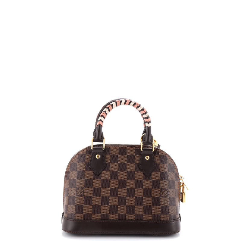Alma Handbag Damier With Braided Detail