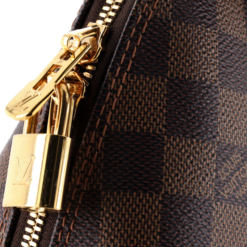 Alma Handbag Damier With Braided Detail