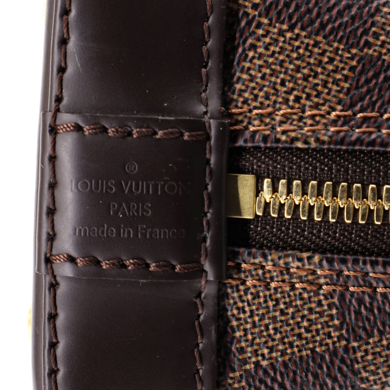 Alma Handbag Damier With Braided Detail