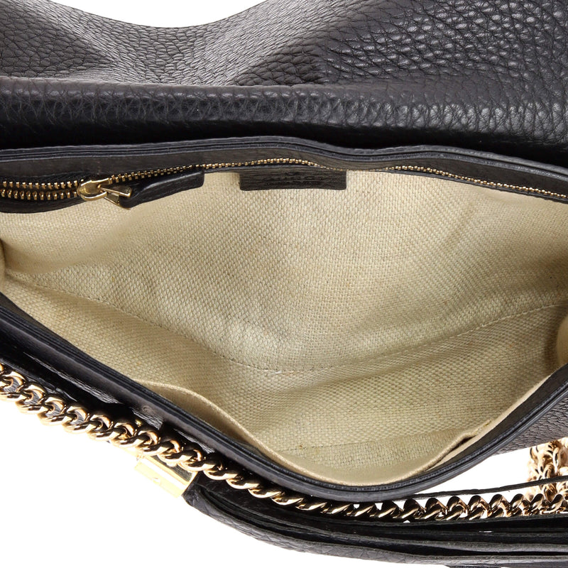 Soho Chain Crossbody Bag Leather Medium