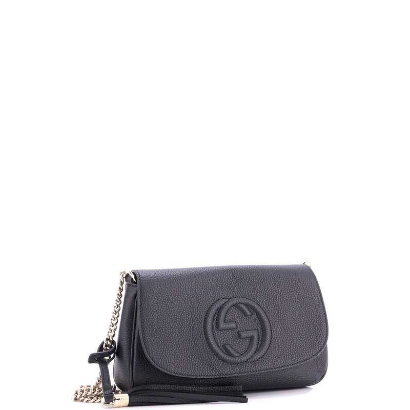 Soho Chain Crossbody Bag Leather Medium