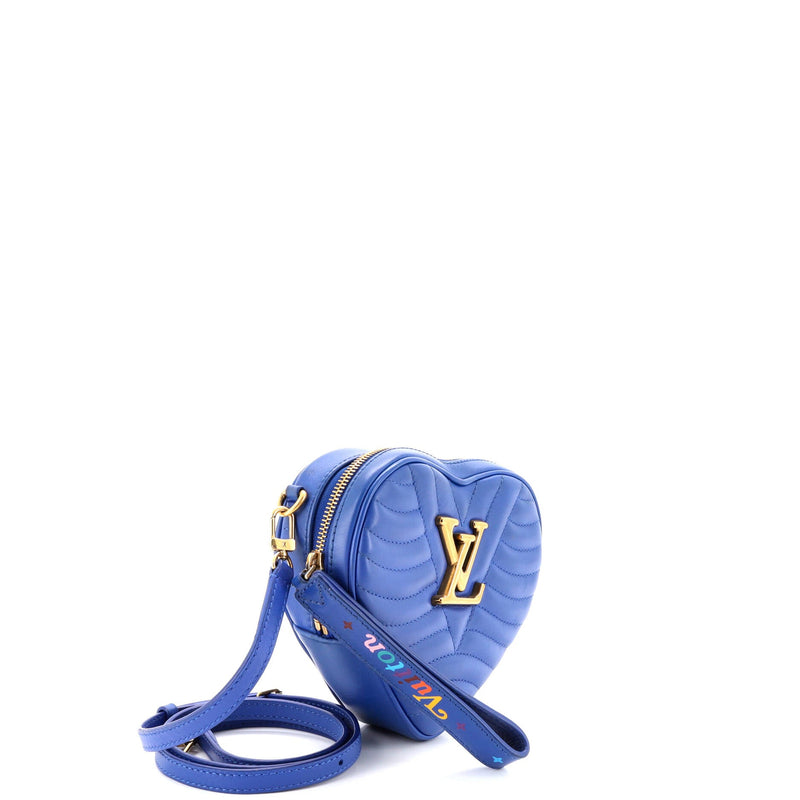 New Wave Heart Crossbody Bag Quilted