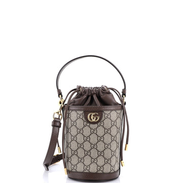 Ophidia Top Handle Bucket Bag Gg Coated