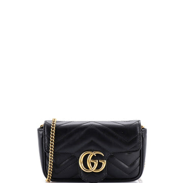 Gg Marmont Flap Bag Matelasse Leather