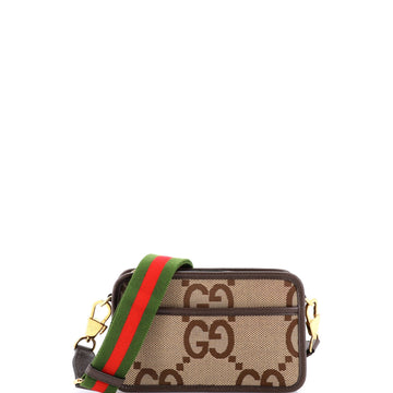 Camera Bag Jumbo Gg Canvas Mini