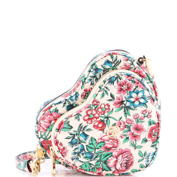 Interlocking G Heart Shoulder Bag