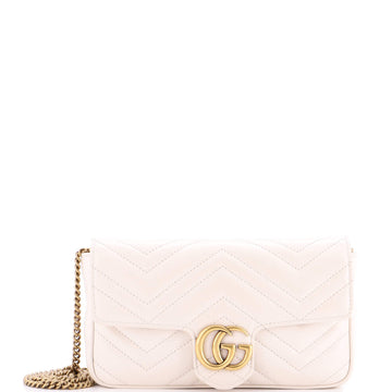 Gg Marmont Wallet On Chain Matelasse
