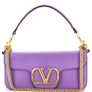 Vlogo Loco Flap Shoulder Bag Leather