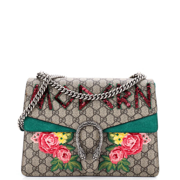 Dionysus Bag Embroidered Gg Coated