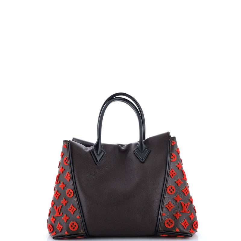 W Tote Tuffetage Leather Pm