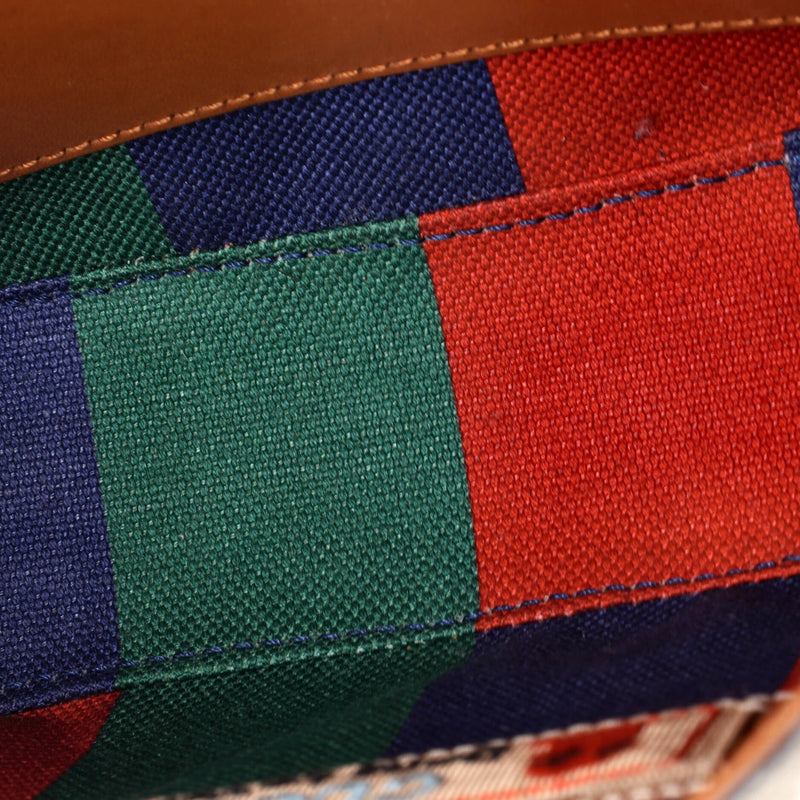 Horsebit Shoulder Bag Leather With Gg