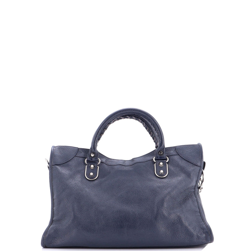 City Classic Metallic Edge Bag Leather