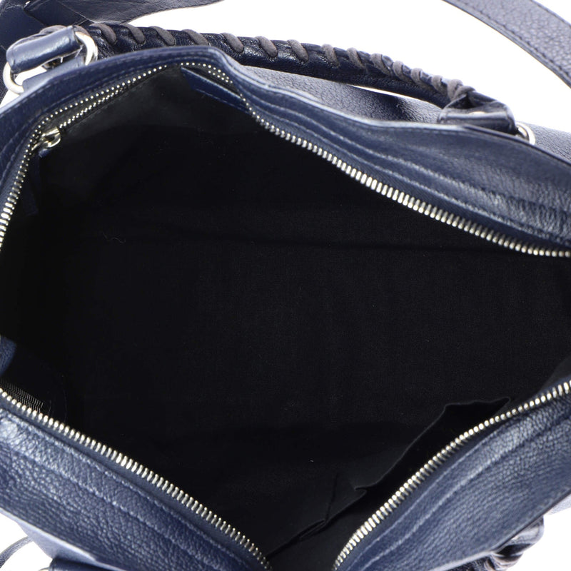 City Classic Metallic Edge Bag Leather