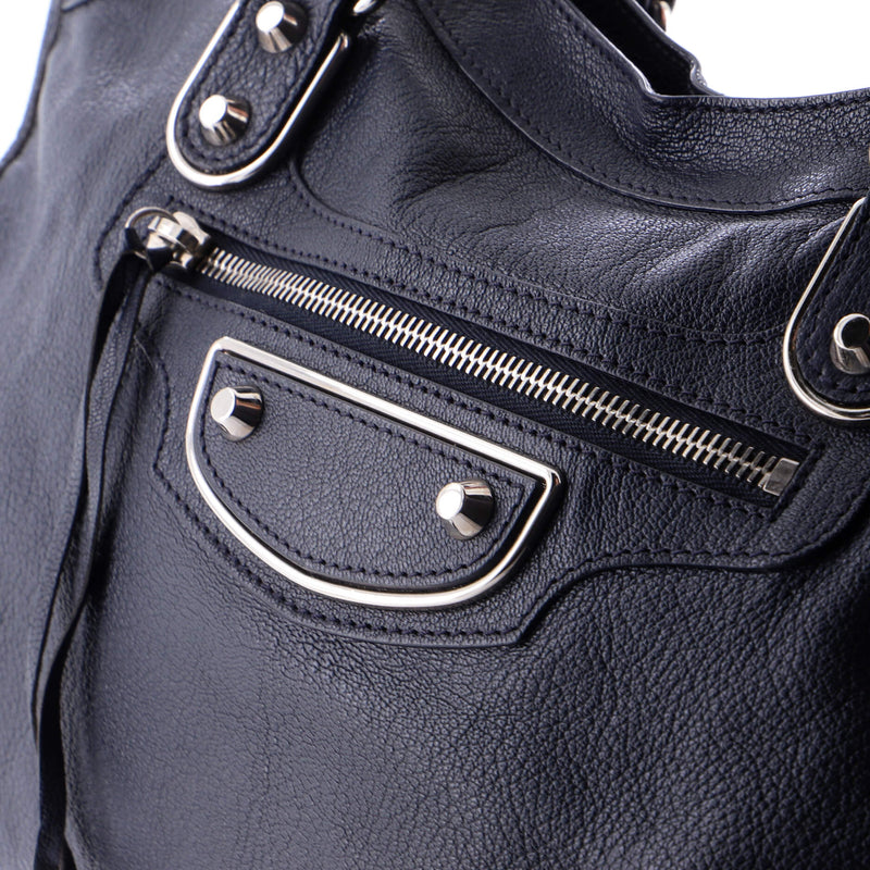 City Classic Metallic Edge Bag Leather