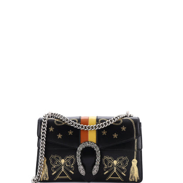 Dionysus Bag Printed Leather Small