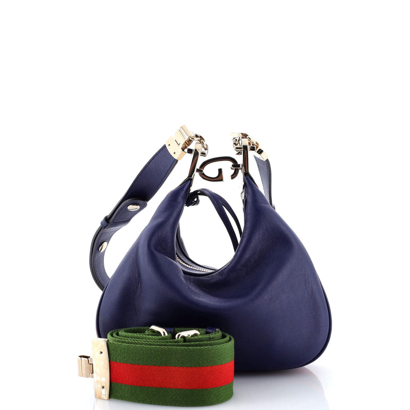 Attache Shoulder Bag Leather Small