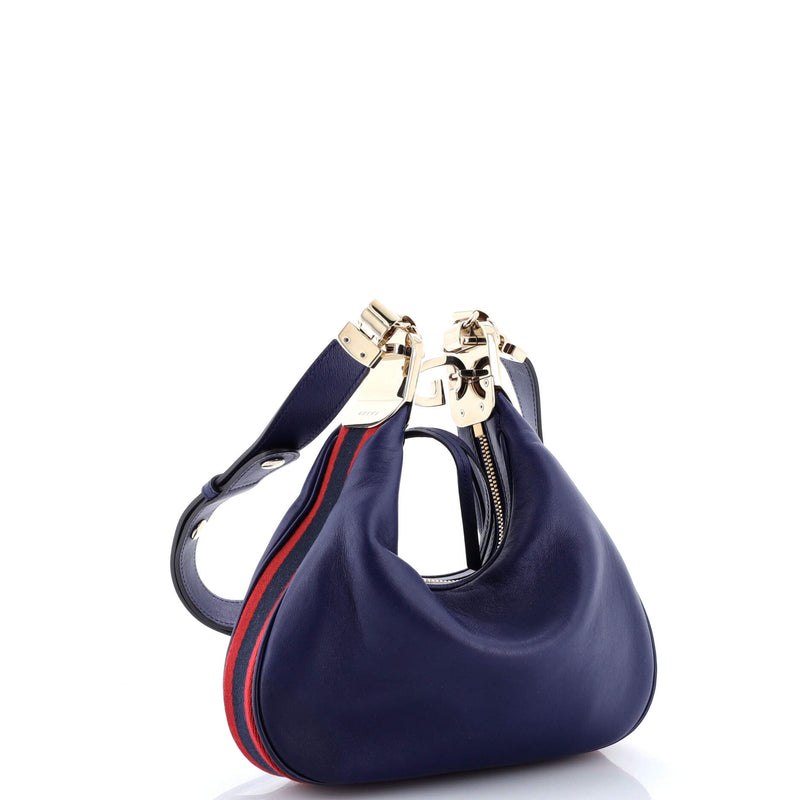 Attache Shoulder Bag Leather Small