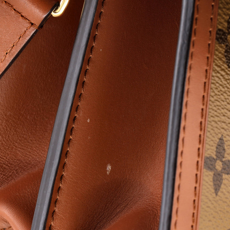 Dauphine Shoulder Bag Reverse Canvas Mm