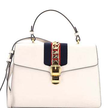 Sylvie Top Handle Bag Leather Medium